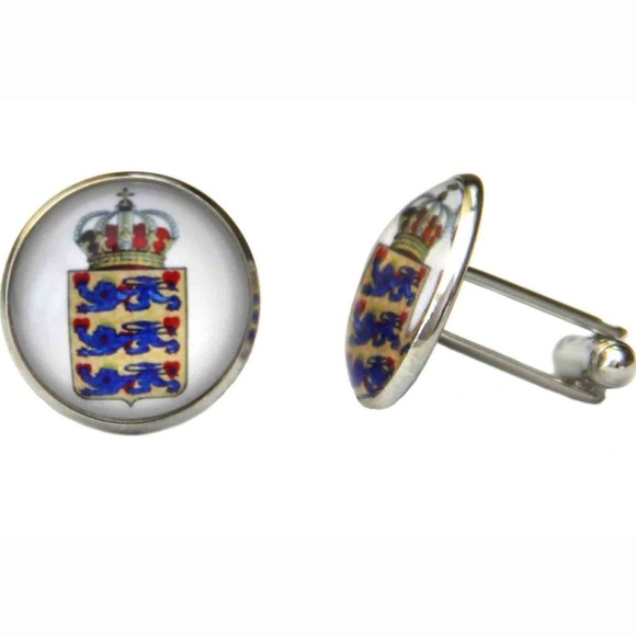 Gascoigne Denmark Coat of Arms Cufflinks Men's - Picture 1 of 2